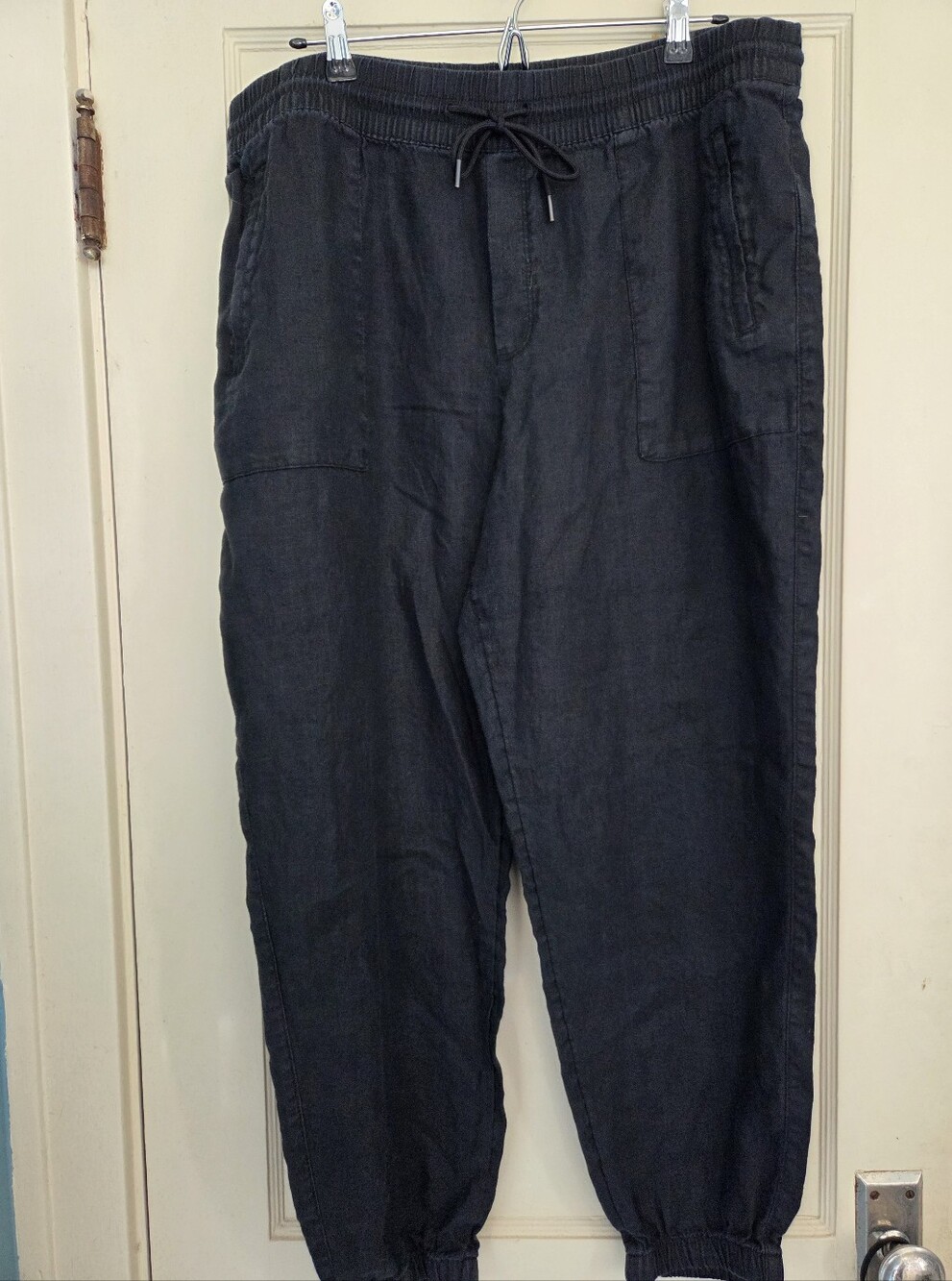 Athleta Black Elastic Waist Jogger Pants